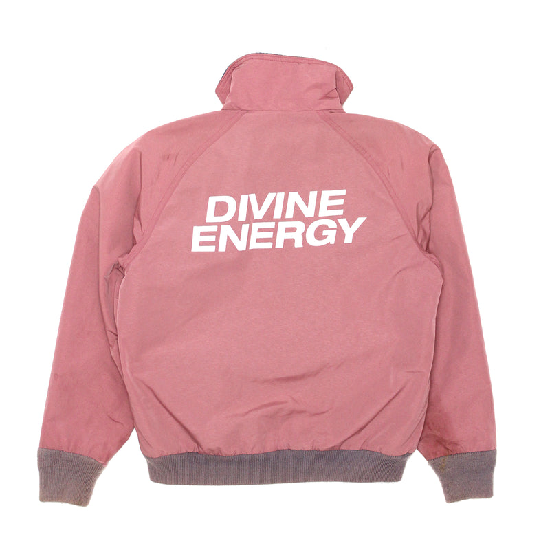 LL Bean Mauve Fleece Windbreaker (S)