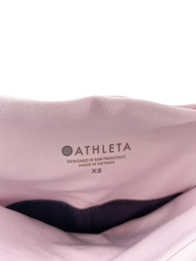 Athleta Women's Elation Color Block 7/8 Active Tight Grey/Pink Size XS