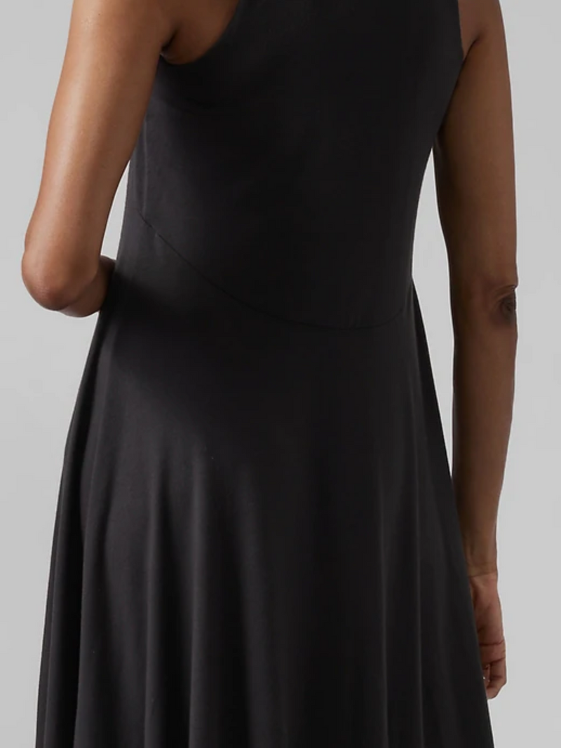 Athleta Black Sleeveless Santorini Thera Dress