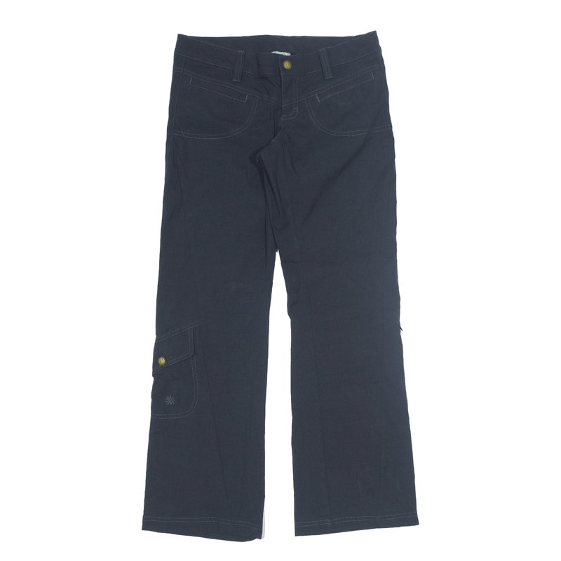 ATHLETA Trousers Black Regular Bootcut Nylon Womens W28 L28