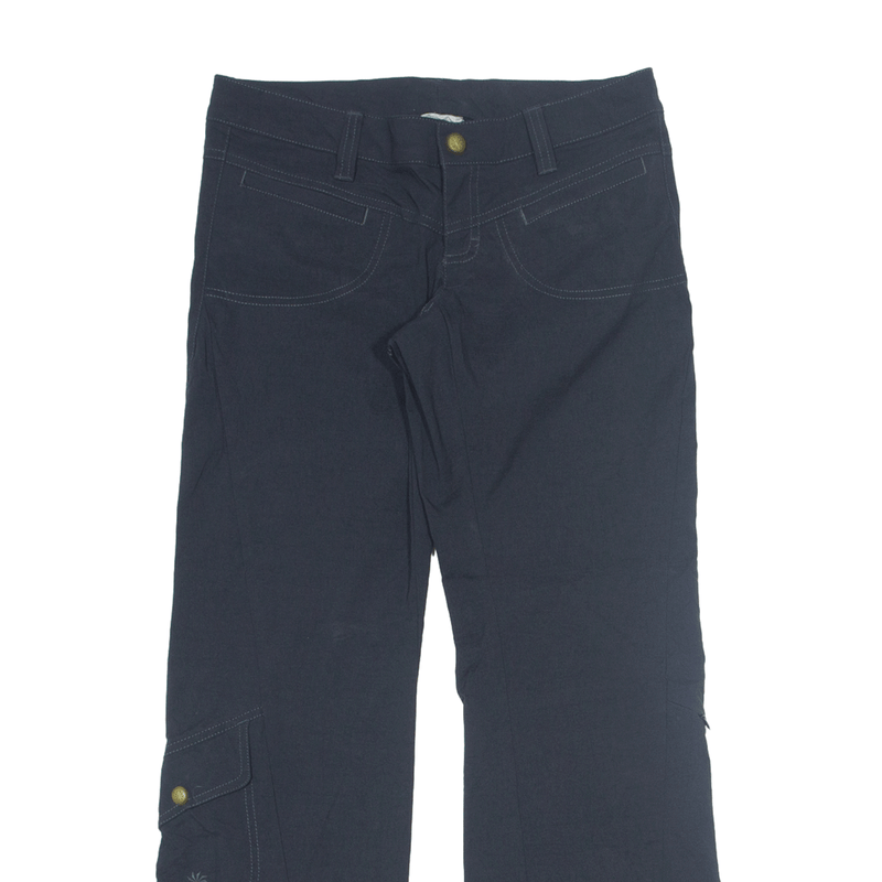 ATHLETA Trousers Black Regular Bootcut Nylon Womens W28 L28