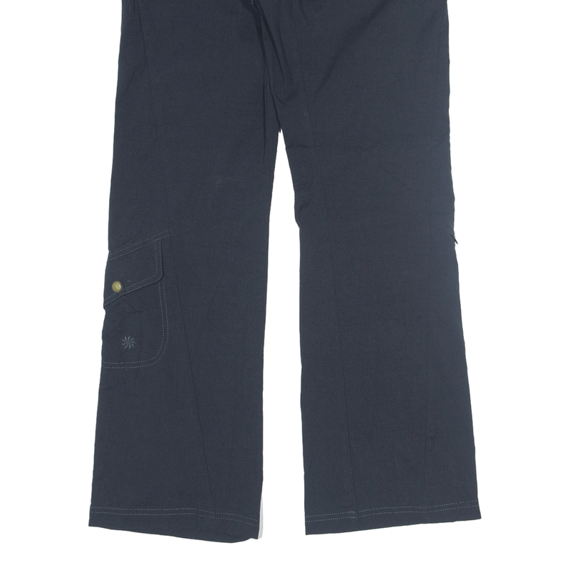 ATHLETA Trousers Black Regular Bootcut Nylon Womens W28 L28