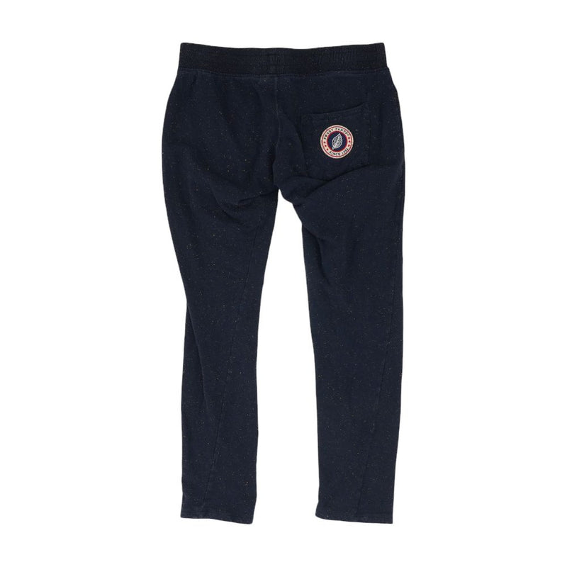 Black Solid Active Pants