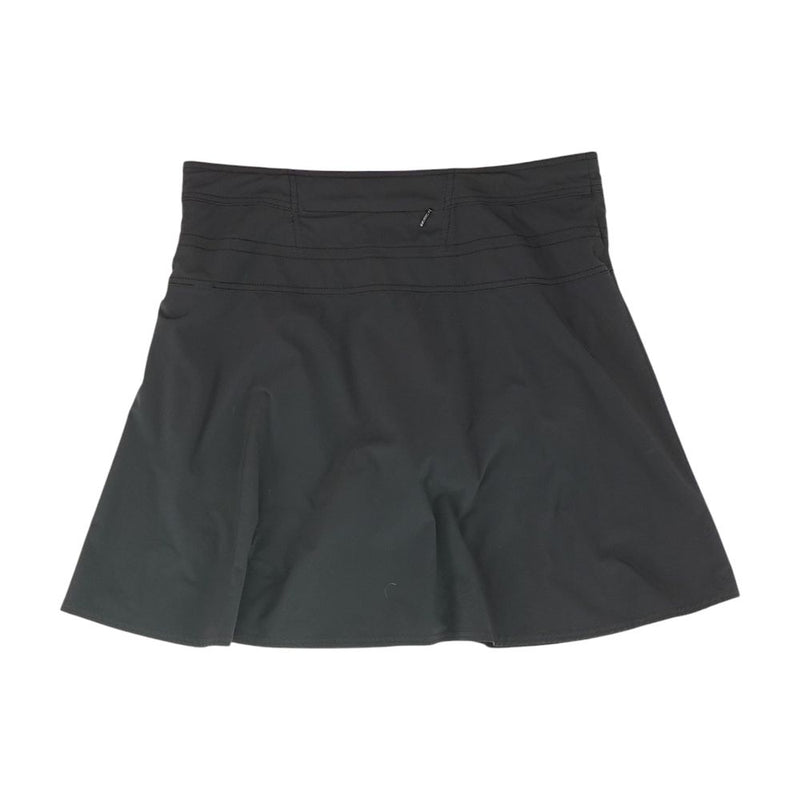 Black Solid Active Skirt