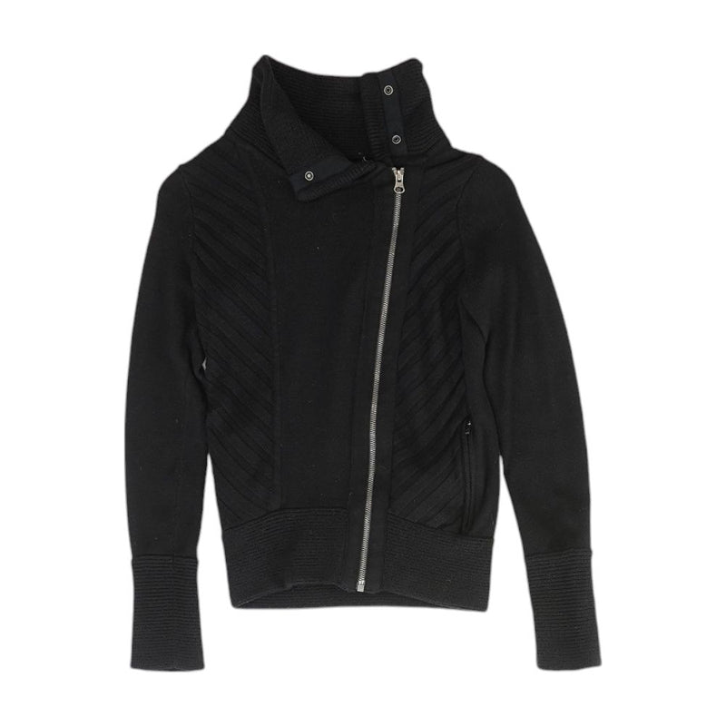 Black Solid Lightweight Jacket