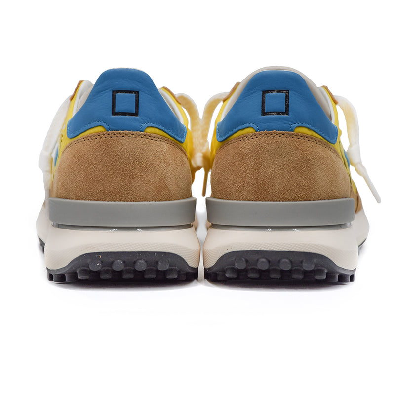 DATE Athleta Sneakers Men Yellow With Nylon Label