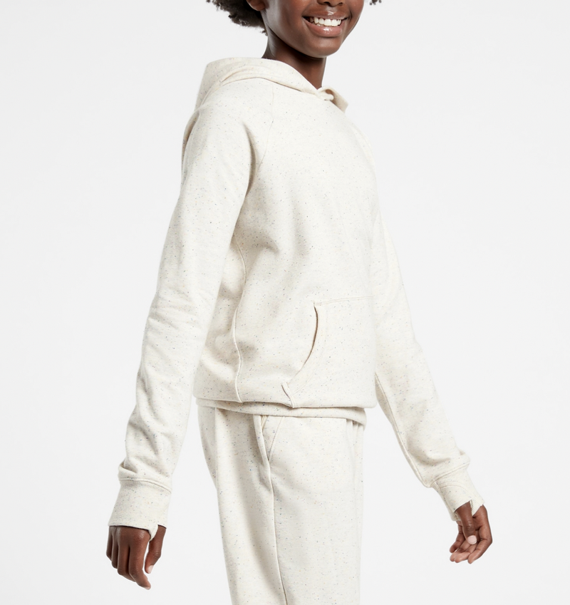 Athleta Girl Oatmeal In Your Element 2.0 Hoodie Sweatshirt