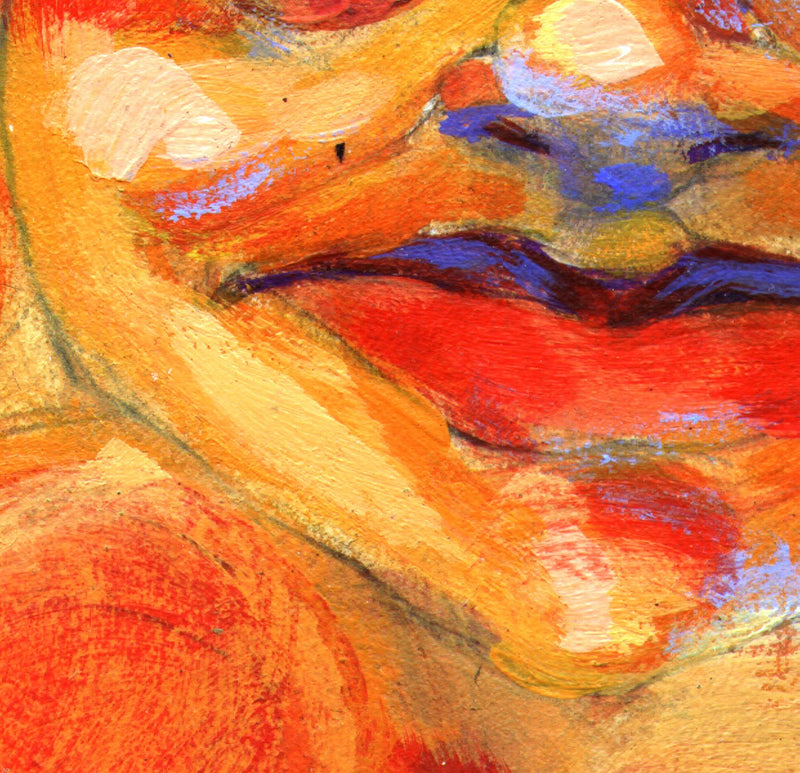 Big Smile by Our Original Collection - Hand Painted Oil Painting