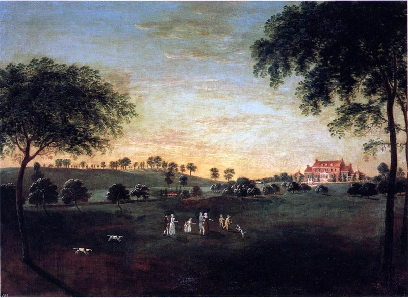Perry Hall by Francis Guy - Hand Painted Oil Painting