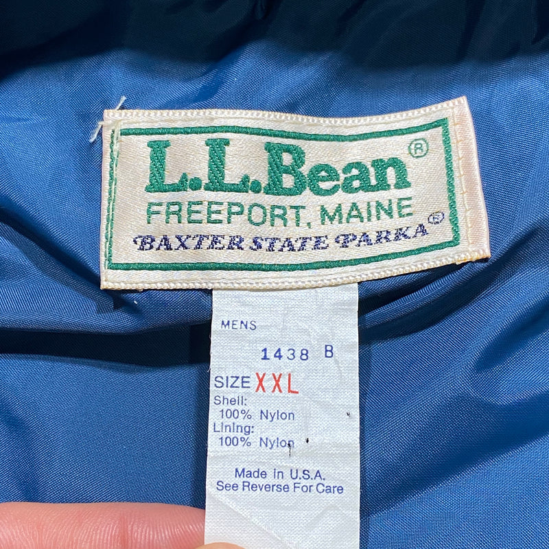 80s Ll bean baxter state parka jacket XXL