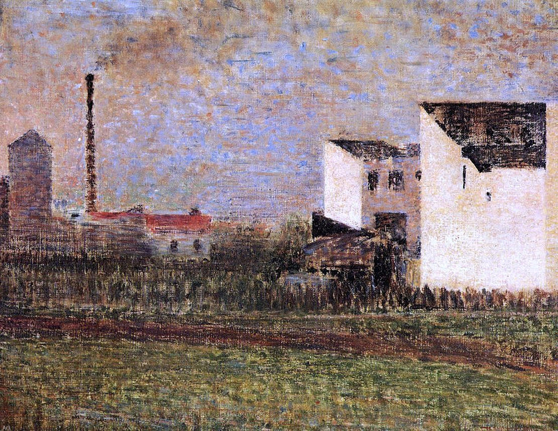 Suburb by Georges Seurat - Hand Painted Oil Painting