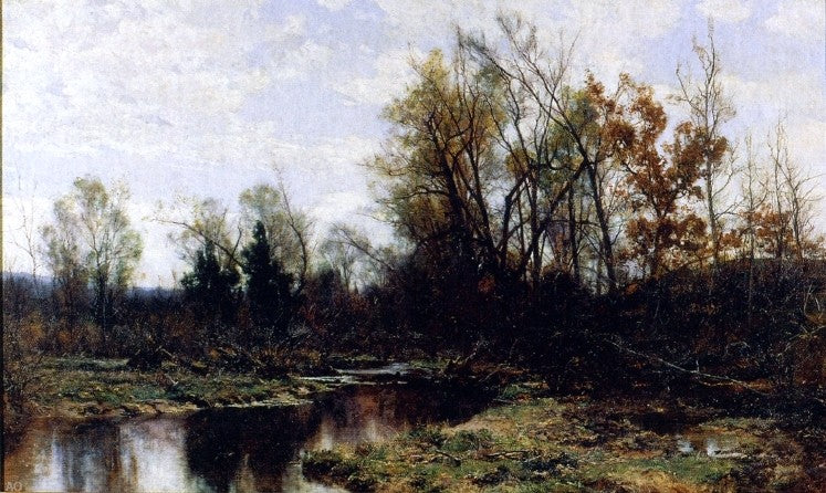 A Cloudy Day by Hugh Bolton Jones - Hand Painted Oil Painting