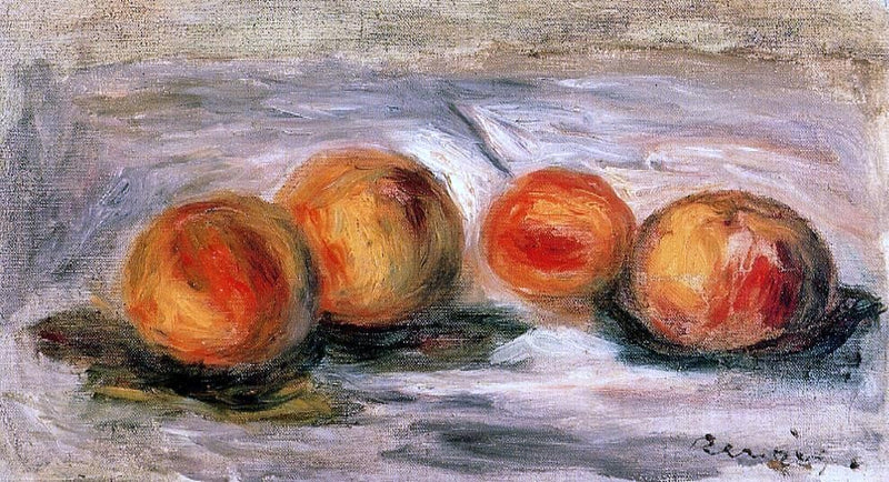 Peaches by Pierre Auguste Renoir - Hand Painted Oil Painting