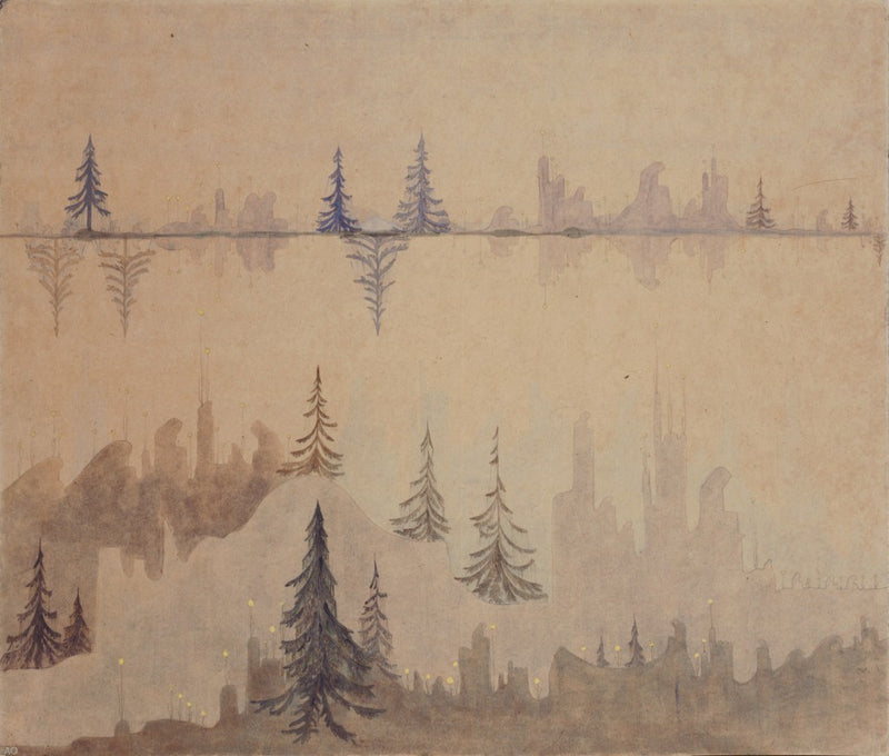 Fugue by Mikalojus Ciurlionis - Hand Painted Oil Painting