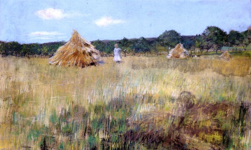 Grain Field, Shinnecock Hills by William Merritt Chase - Hand Painted Oil Painting