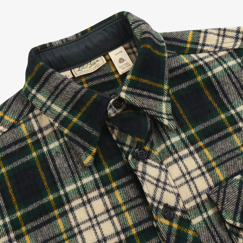 Vintage Wool Plaid PO Shirt