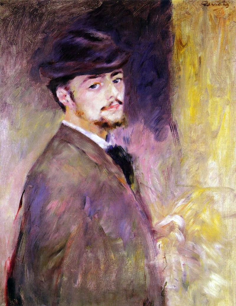 Self Portrait at the Age of Thirty-Five by Pierre Auguste Renoir - Hand Painted Oil Painting