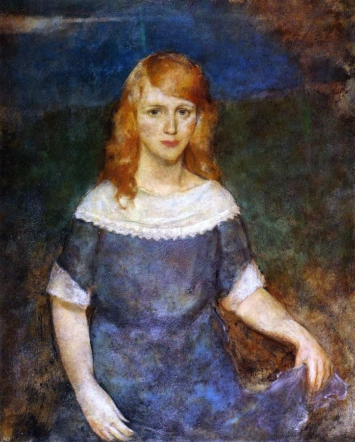 Maureen by Charles Webster Hawthorne - Hand Painted Oil Painting