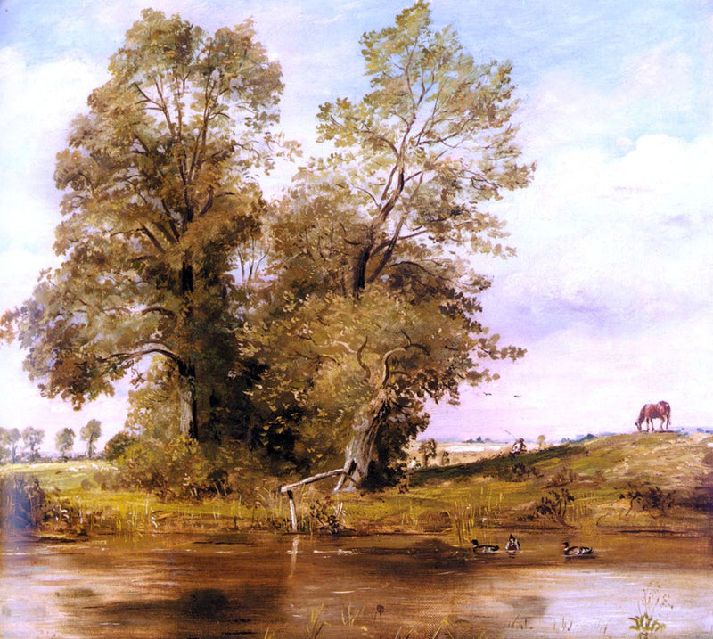 On The Brent by Lionel Constable - Hand Painted Oil Painting