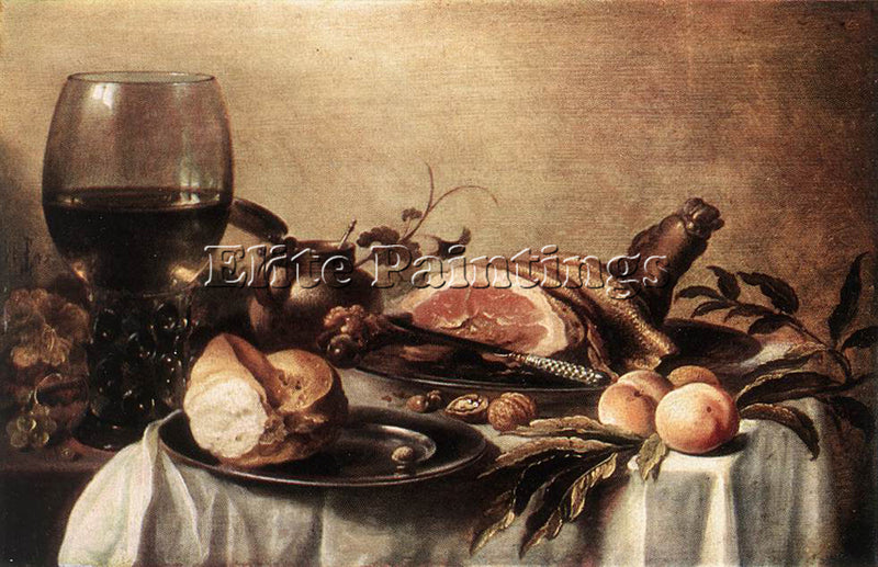 PIETER CLAESZ STILL LIFE3 ARTIST PAINTING REPRODUCTION HANDMADE OIL CANVAS REPRO