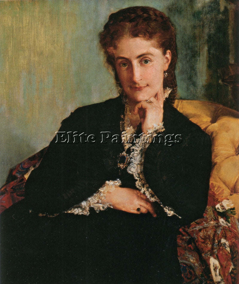 PAUL JACQUES AIMBAUDRY BAUDRY RITRATTO DELLA SIGNORA CEZARD ARTIST PAINTING OIL