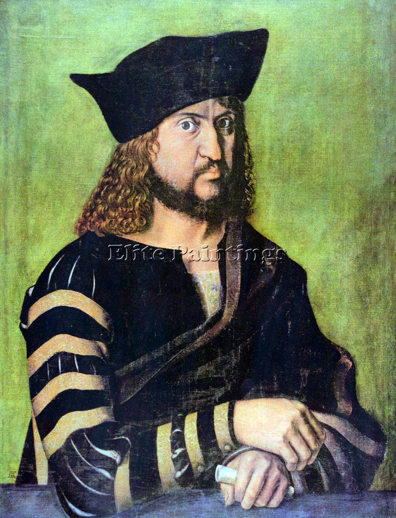 DURER PORTRAIT OF FRIEDRICH DES WEISEN ARTIST PAINTING REPRODUCTION HANDMADE OIL