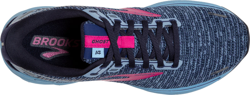 Brooks Ghost 14 Womens Running Shoes - Blue
