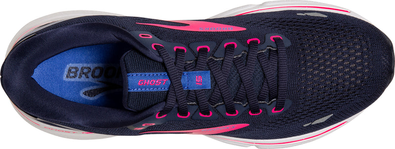 Brooks Ghost 15 Womens Running Shoes - Navy