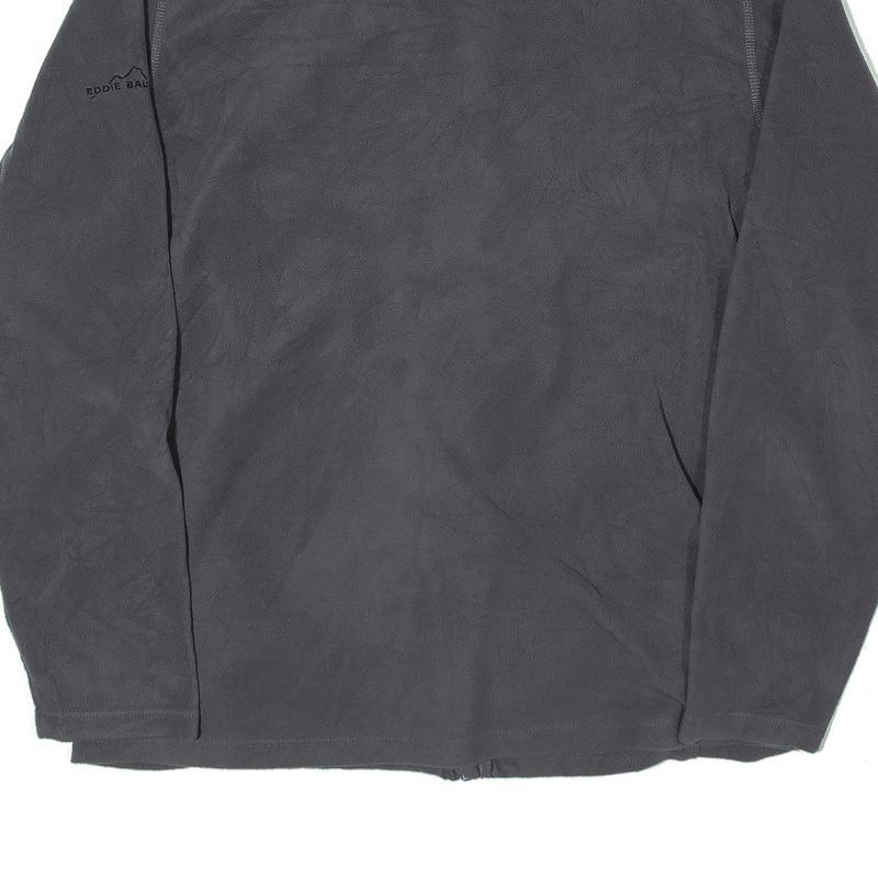 EDDIE BAUER Fleece Jacket Grey Mens L