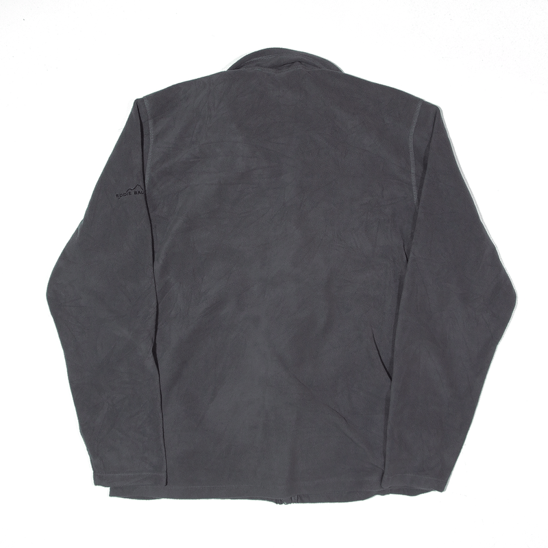 EDDIE BAUER Fleece Jacket Grey Mens L