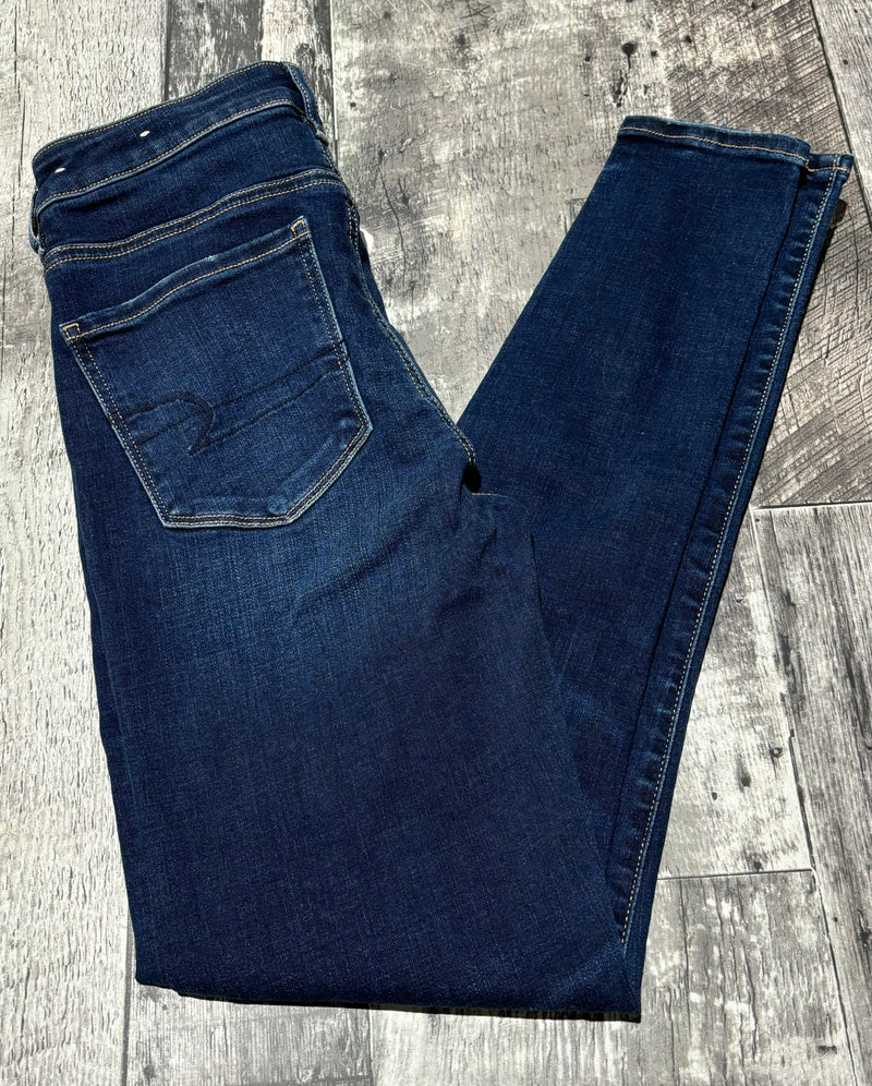 American Eagle blue high rise jegging - Hers size 4