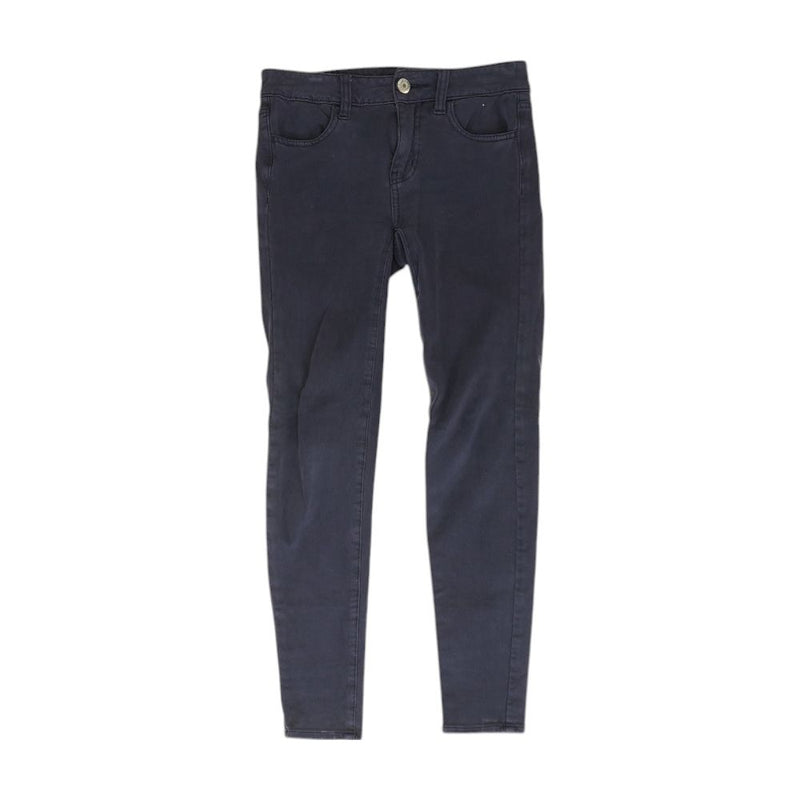 Navy Solid Chino Pants
