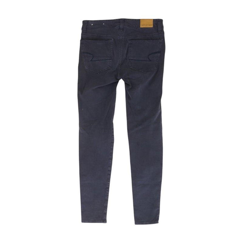 Navy Solid Chino Pants