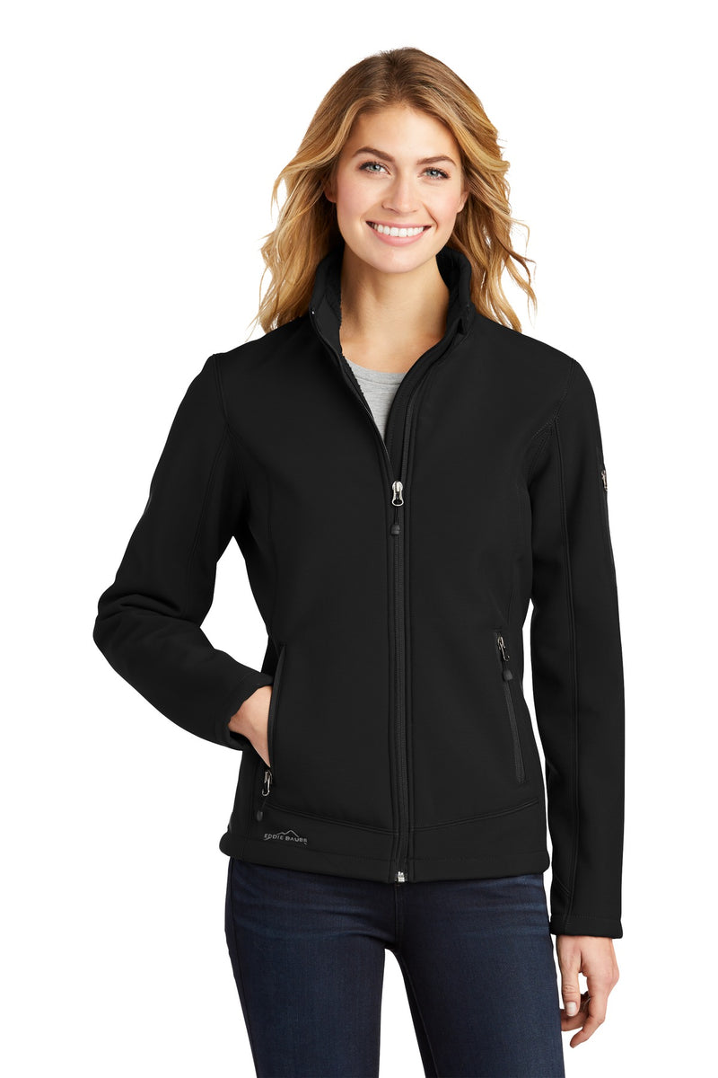 Custom Embroidered - Eddie Bauer® Ladies Rugged Ripstop Soft Shell Jacket. EB535