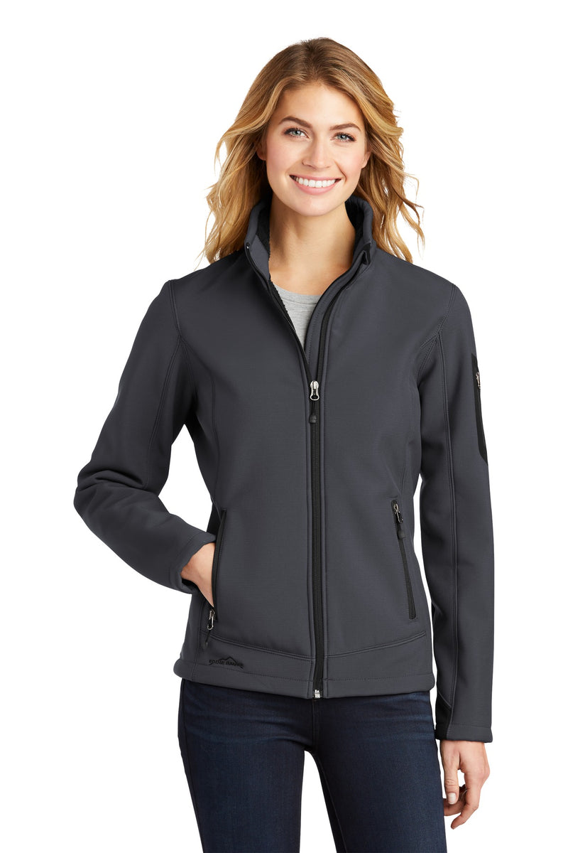 Custom Embroidered - Eddie Bauer® Ladies Rugged Ripstop Soft Shell Jacket. EB535
