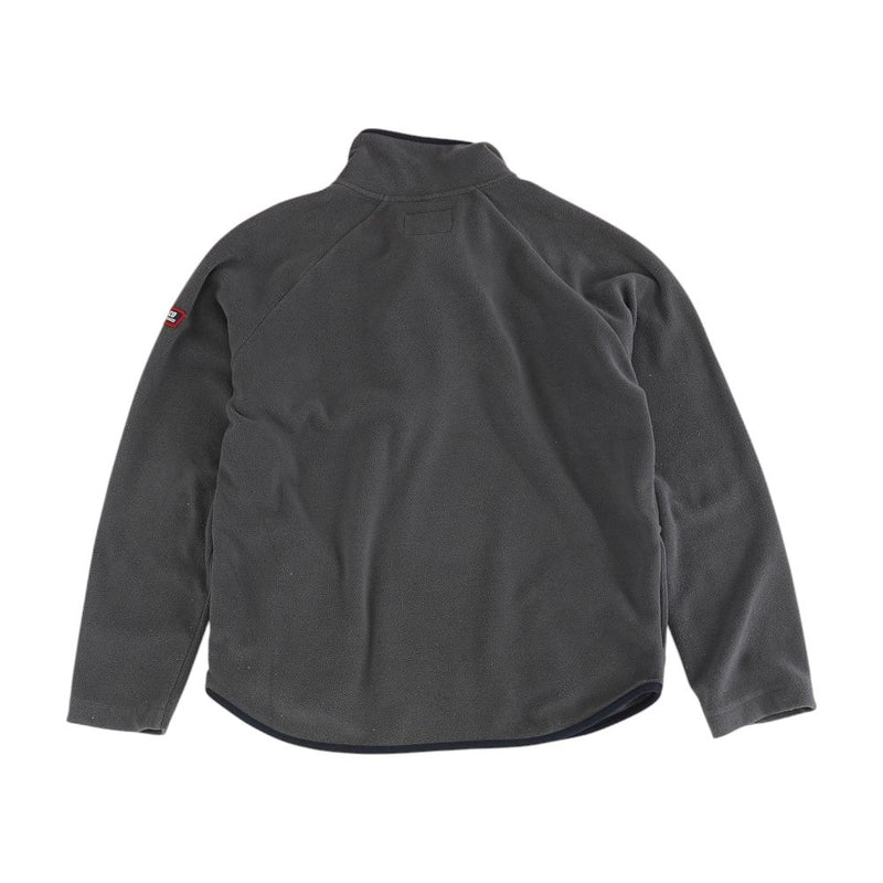 Gray Solid 1/4 Zip Pullover