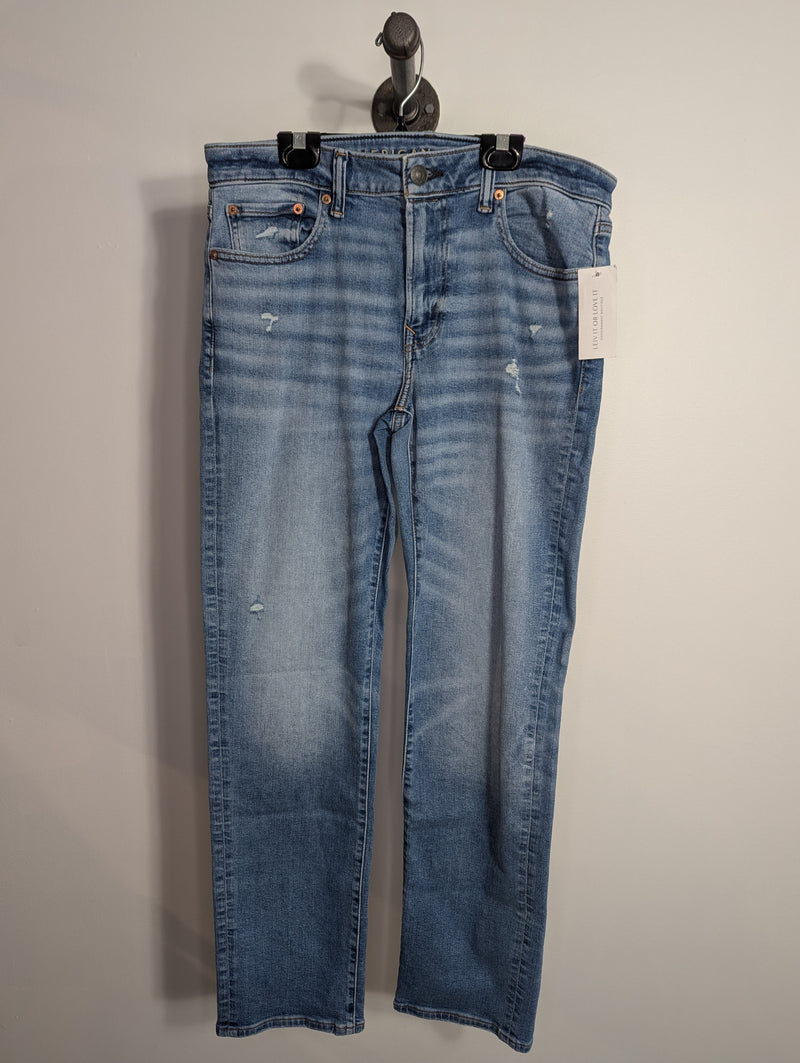 AE Blue Straight Leg Jeans