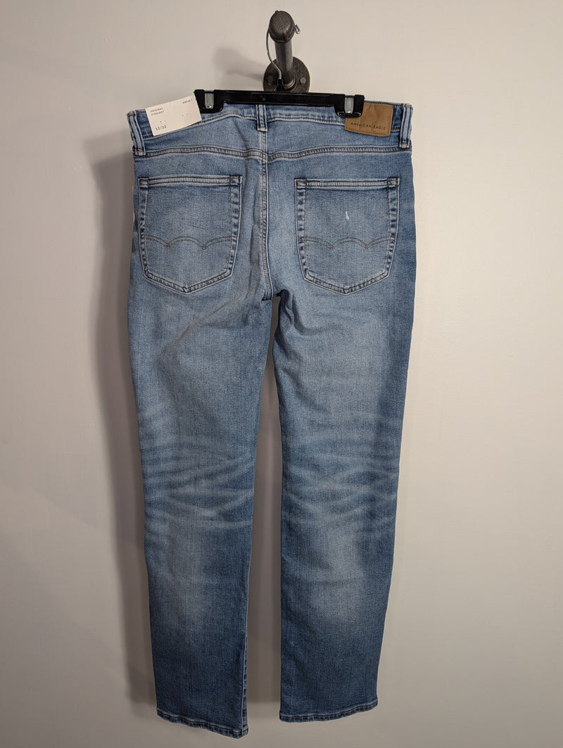 AE Blue Straight Leg Jeans