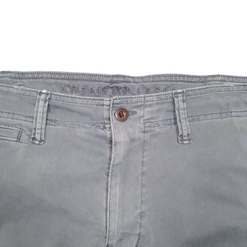 Mens American Eagle Flex Combat Utility Blue Cargo Cotton  Trousers Mens W36 L27