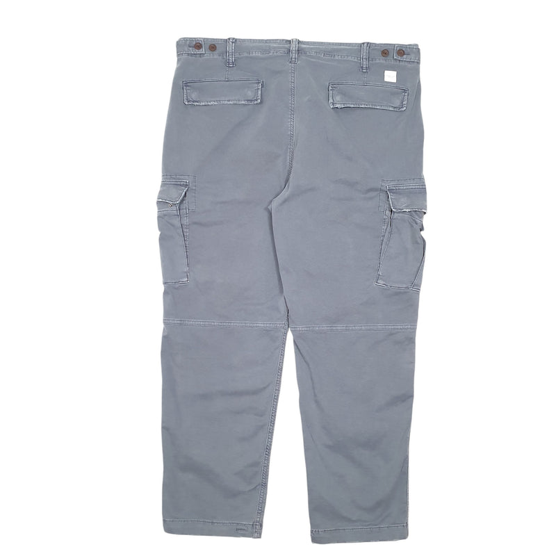 Mens American Eagle Flex Combat Utility Blue Cargo Cotton  Trousers Mens W36 L27