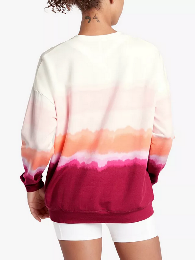Athleta Studio To Summer Plum Street Print Balance Pullover Sweatshirt