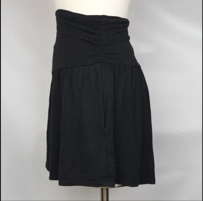 Athleta Black Elastic Waist Stretchy Flow With It Short With Pockets