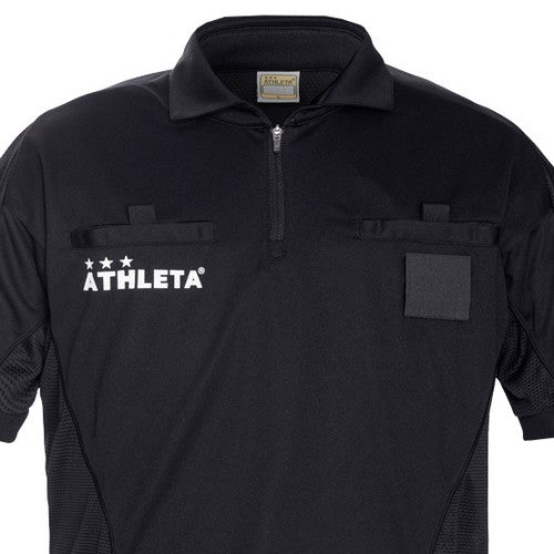 Athleta Referee Shirt Short Sleeve Referee Clothes ATHLETA Futsal Soccer Wear