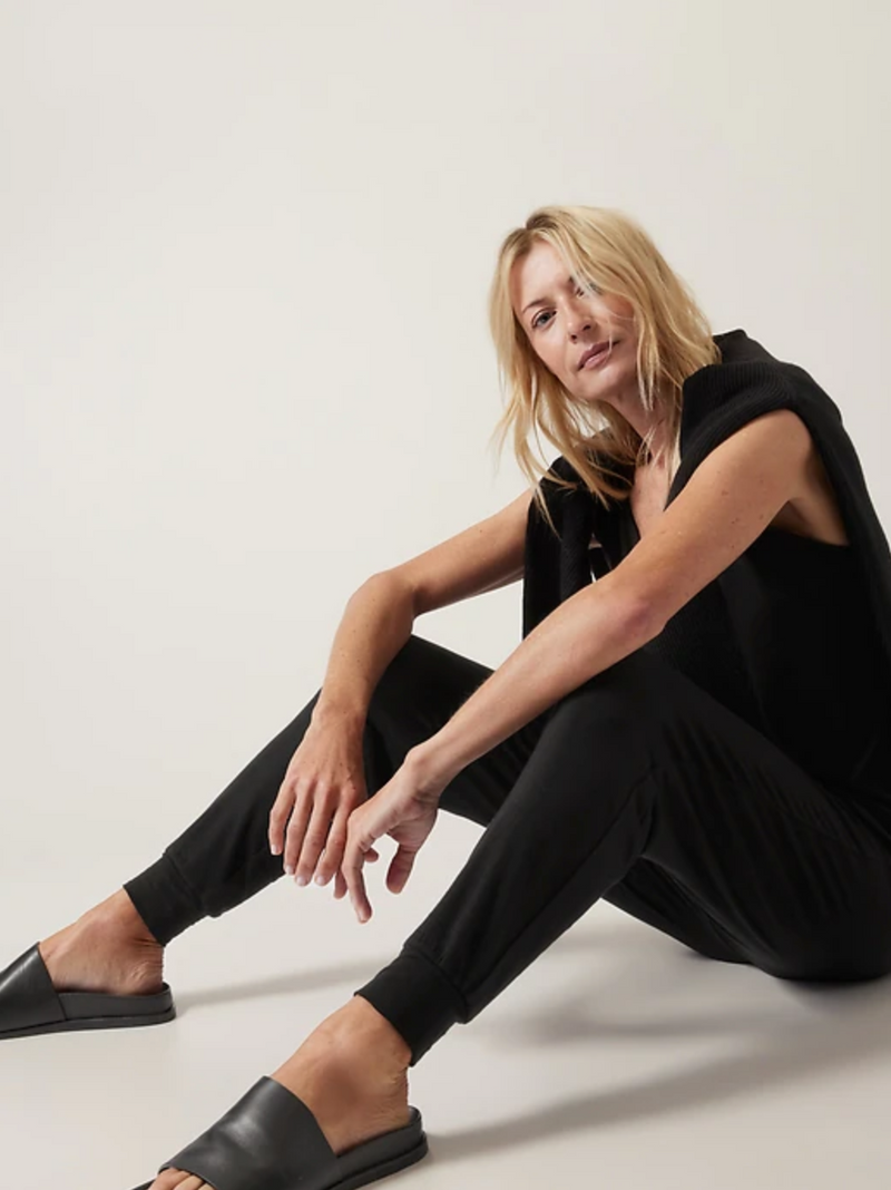 Athleta Black Nighttime Bliss Sleep Jogger