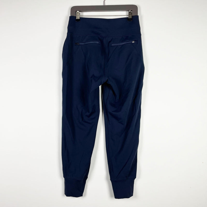 Athleta Women's Venice High Rise Ankle Crop Athletic Jogger Pants Navy Blue M