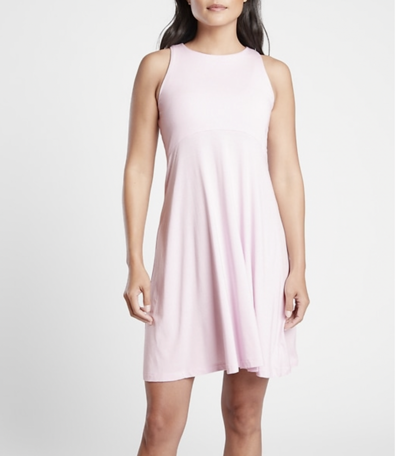 Athleta Lilac Sleeveless Santorini Thera Dress