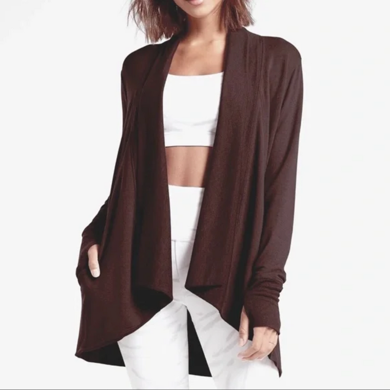 Athleta Shale Nirvana Pranayama Wrap Cardigan