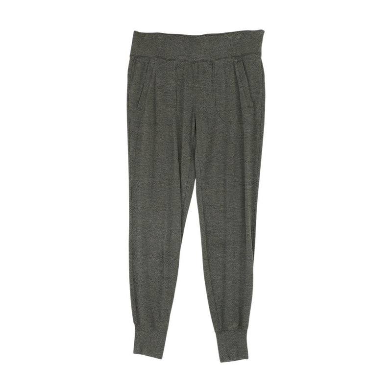 Gray Solid Joggers Pants