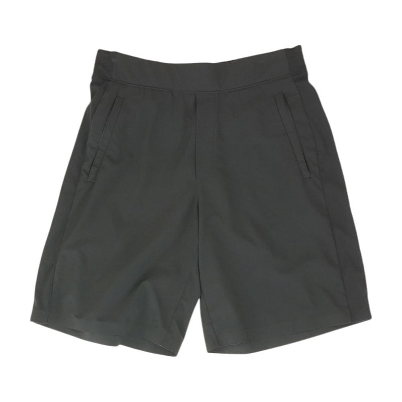 Black Solid Active Shorts