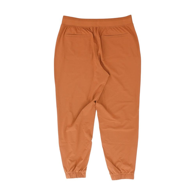 Tan Solid Active Pants